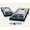 Mkf Collection By Mia K. Farrow US Navy Theme Cornhole Set with Bags - 8 x 24 x 48 in. 107-Navy